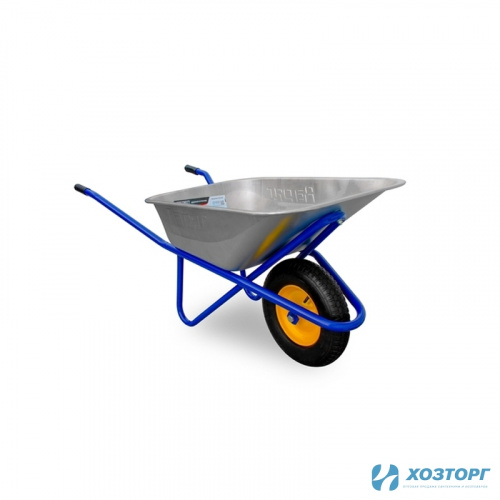  Тачка строительная ВАРЯГ-ТСт 100/1, 1 колесная,100л, 180кг, 4.00-8/16 Синяя (1/1) Уценка 20